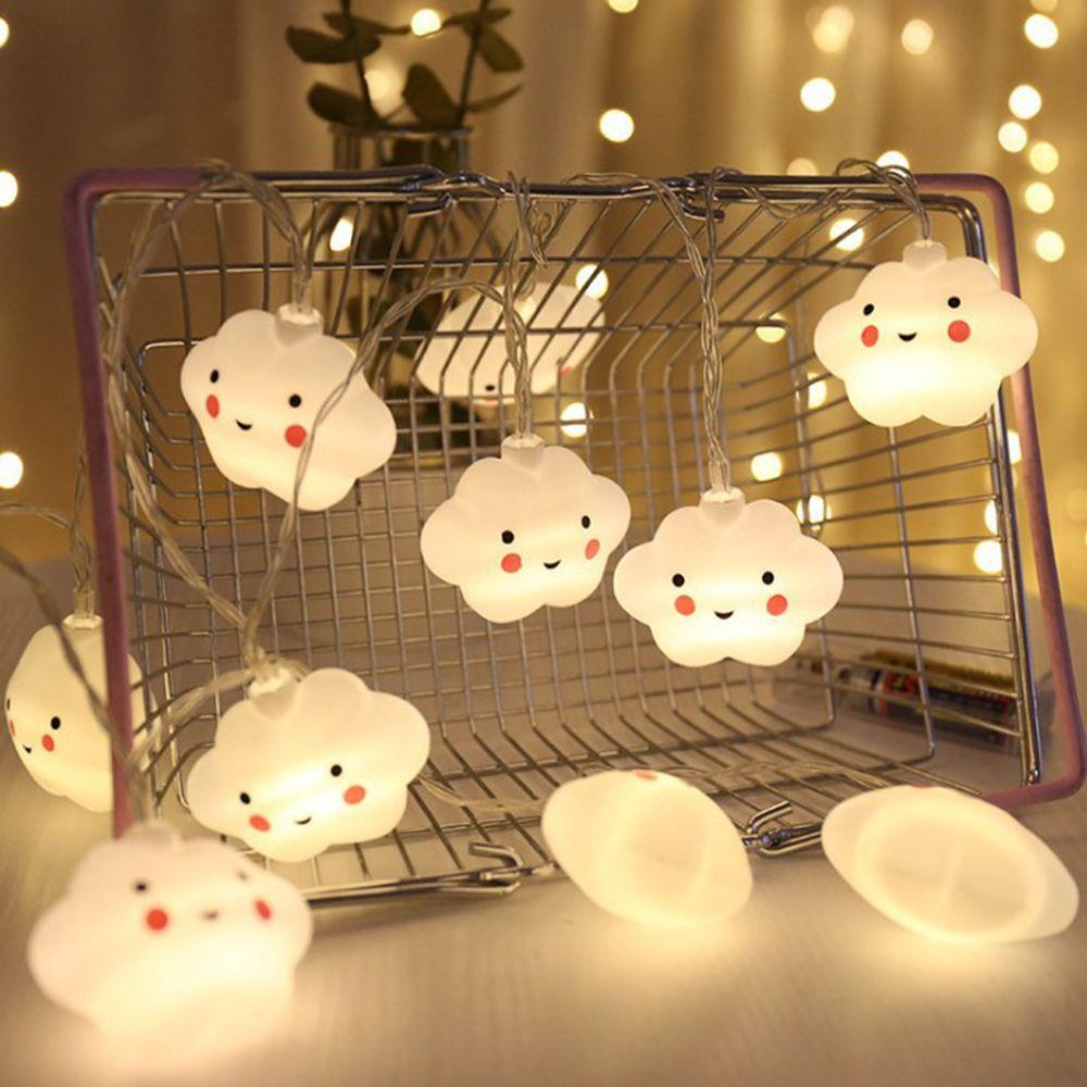 YIYU Dây Đèn LED Hình Đám Mây Dễ Thương Trang Trí Phòng Ngủ / Lễ Phục Sinh