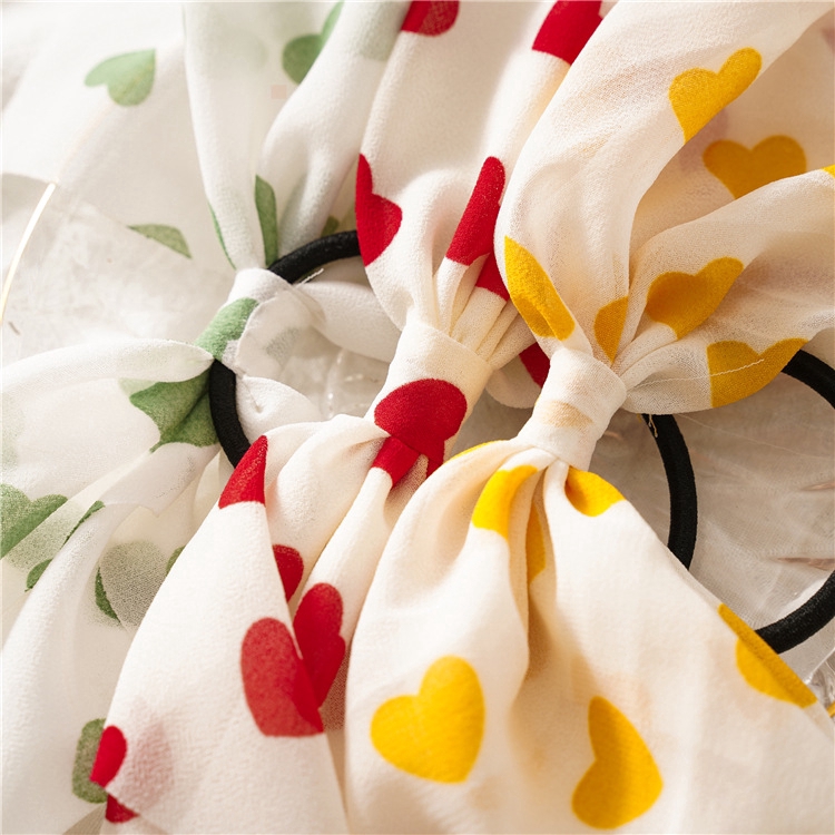 Dây cột tóc hình trái tim cho nữ