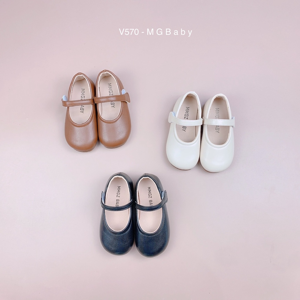 Giày MG Baby trơn nhiều màu cho bé size 21-30