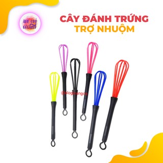 Cây Đánh Trứng Trộn Thuốc Nhuộm, Hỗ Trợ Nhuộm Tóc Bằng Nhựa Bền Bỉ Giá Rẻ (Ngẫu Nhiên 1 Màu)