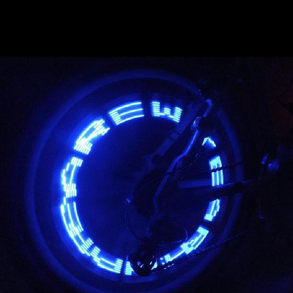 Đèn LED trang trí bánh xe đạp chống nước có tích hợp đèn LED