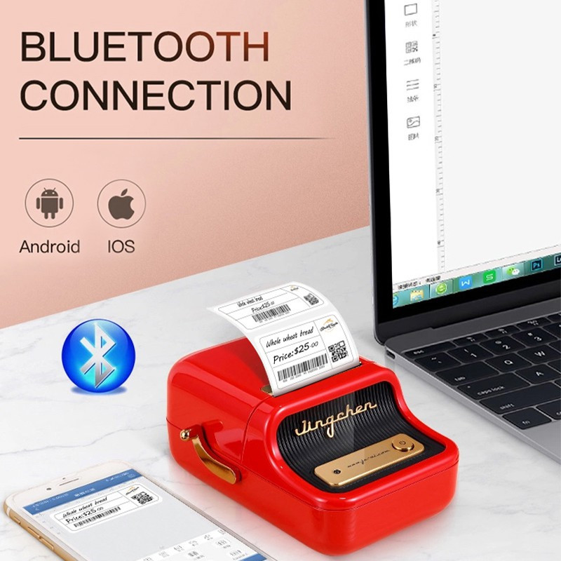 Máy in nhãn bằng nhiệt Niimbot B21 cầm tay kết nối Bluetooth