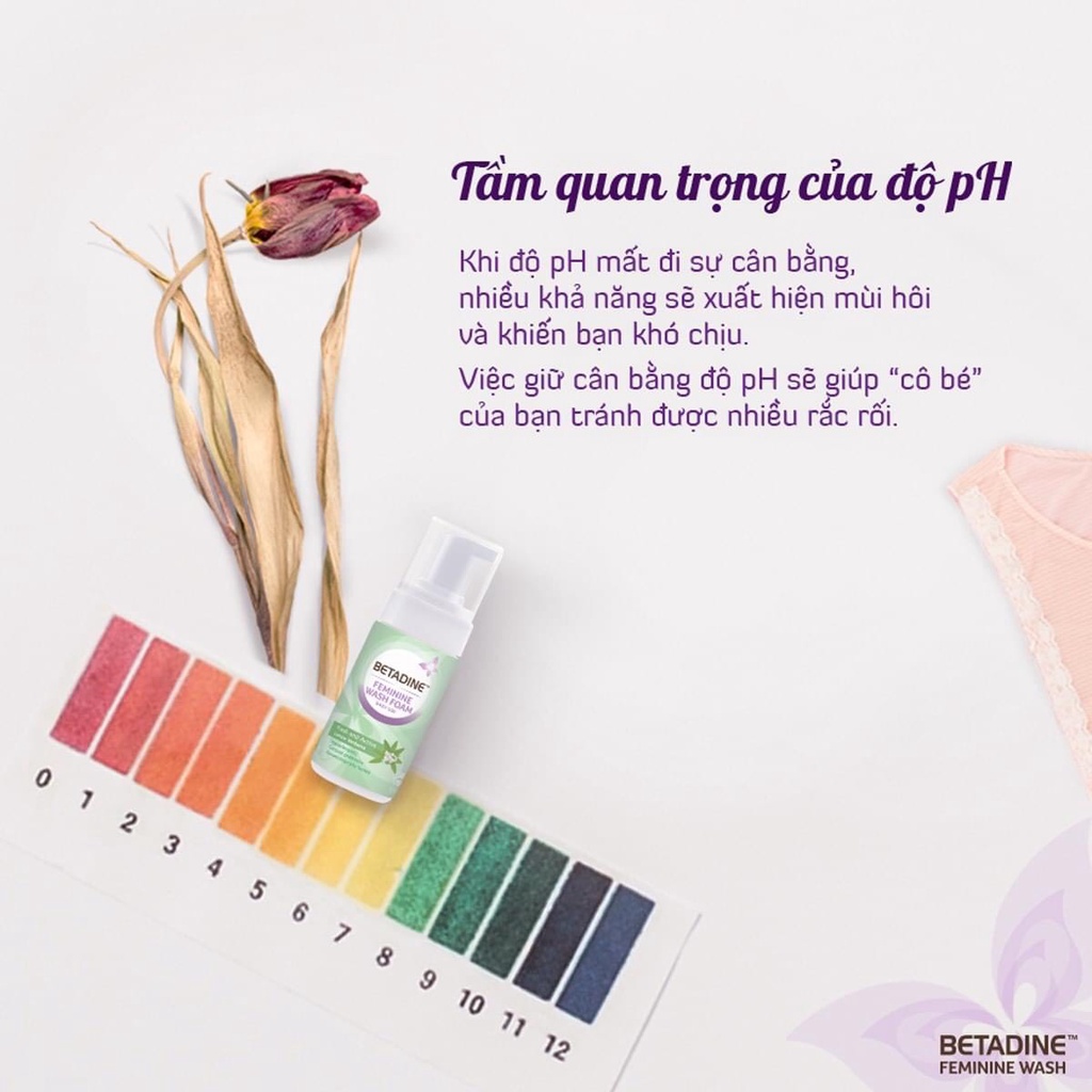Combo Betadine Dung dịch vệ sinh phụ khoa dạng bọt 3 màu và gel chính hãng chai 100ml và 250ml