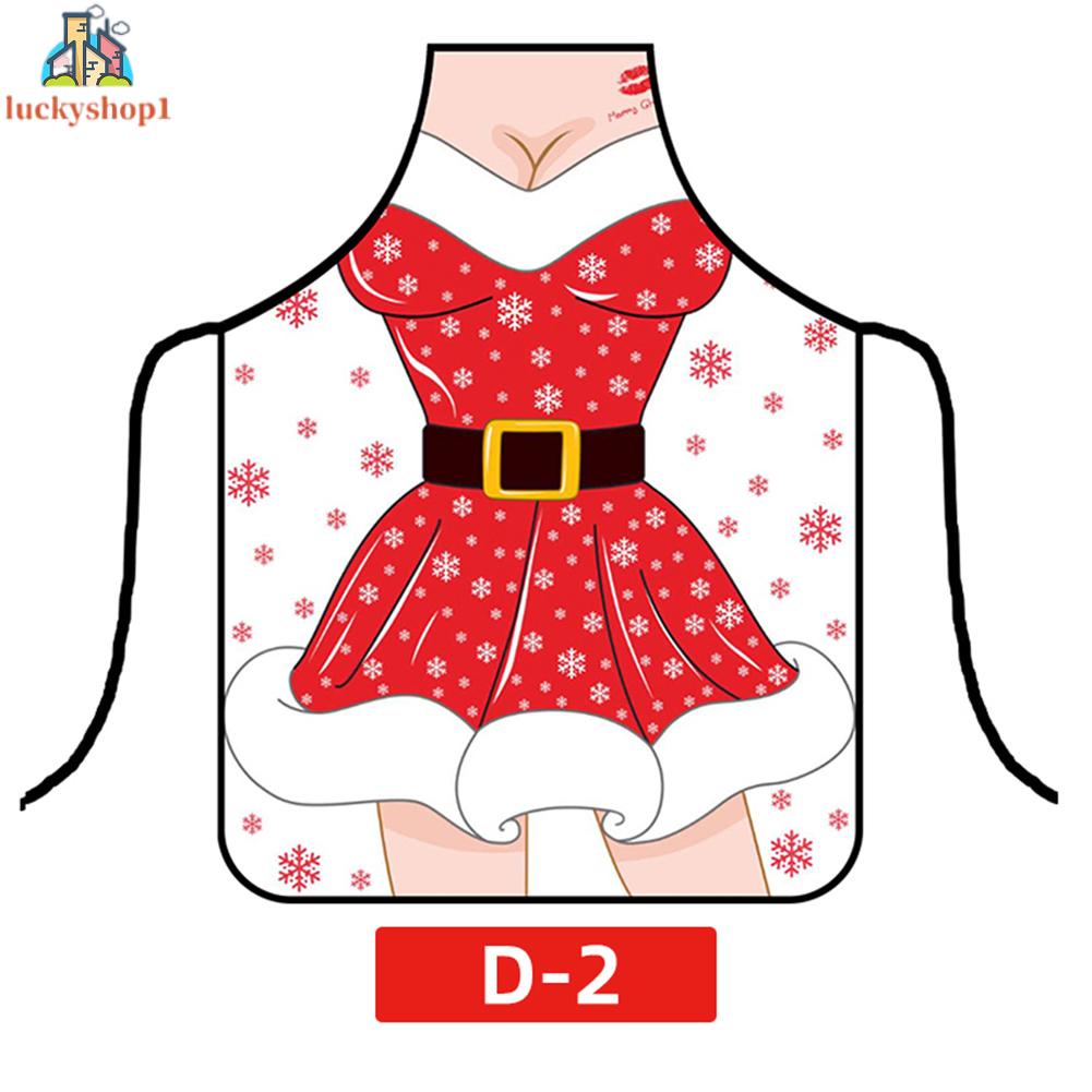 Tạp Dề Giáng Sinh Xinh Xắn