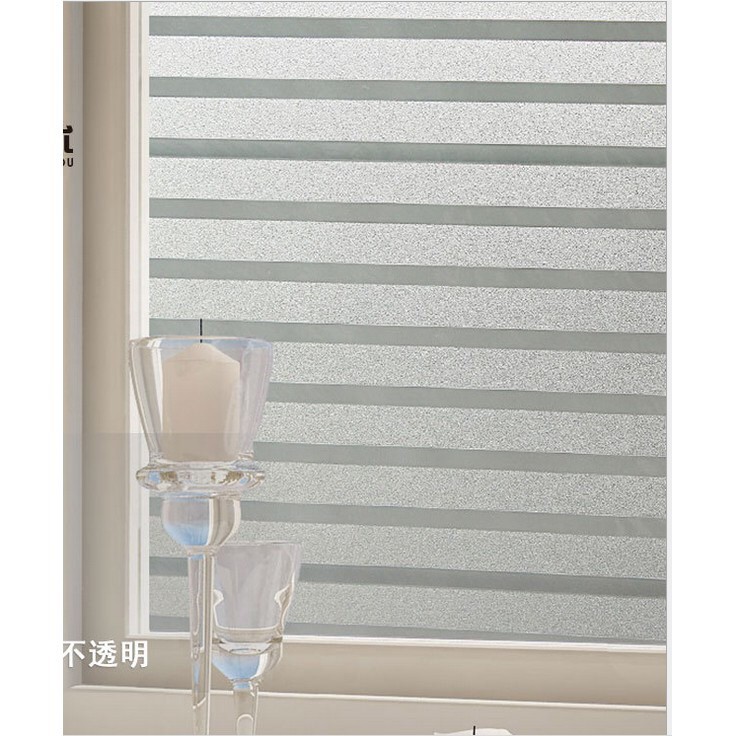 Cuộn 5M PVC giấy dán kính mờ ( KHỔ 45CM ) – TRẮNG SỌC LK048 | BigBuy360 - bigbuy360.vn