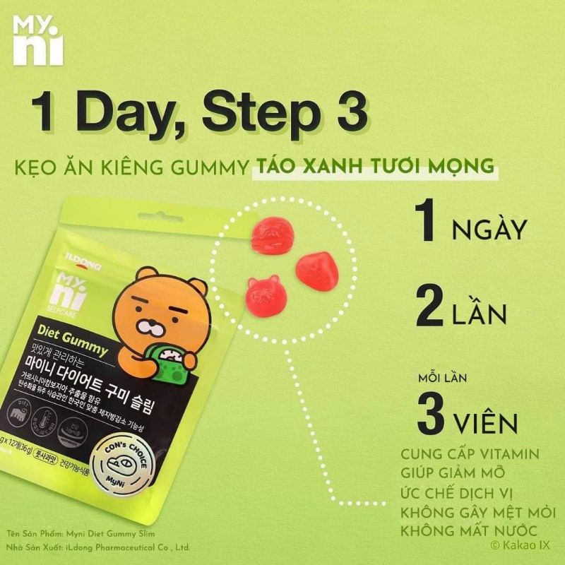 Kẹo dẻo giảm cân  Gummy Hàn quốc