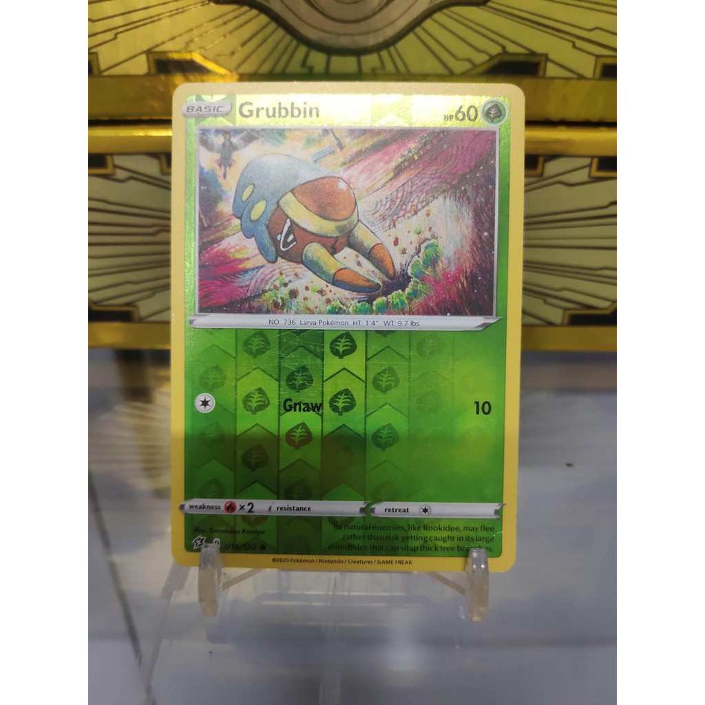 [ Dưa Hấu Yugioh ] Lá bài thẻ bài Pokemon Grubbin
