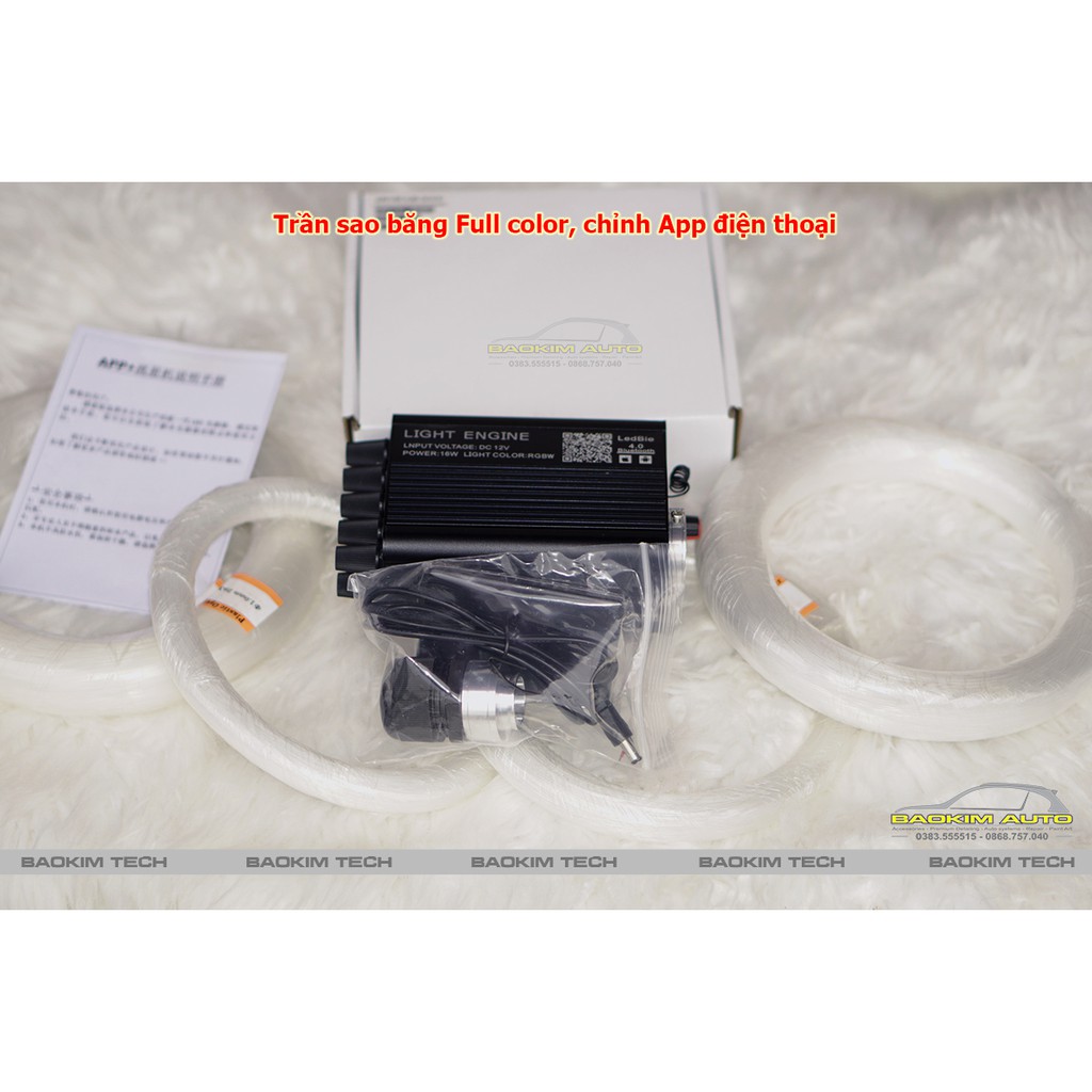 Trần ánh sao nhân tạo siêu sang cho xe hơi, trần nhà - Karaoke - Bar. Hiệu ứng sao băng, sao rơi