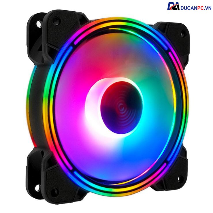 Quạt Tản Nhiệt, Fan Case Coolmoon M1.1 Led RGB - Không Cần Hub