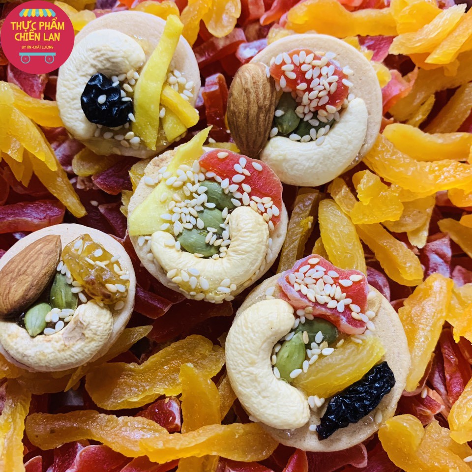 ❤️Bánh Đồng Tiền Hạt Điều Mix Và Trái Cây Ngon Xuất Sắc, Đồ Ăn Vặt Vị Siêu Ngon: Giàu Dinh Dưỡng Hộp 250g, 450g | BigBuy360 - bigbuy360.vn