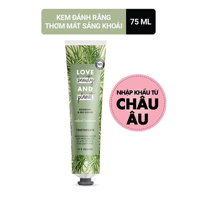 Kem đánh răng Love Beauty And Planet thơm mát sảng khoái 75ml | WebRaoVat - webraovat.net.vn