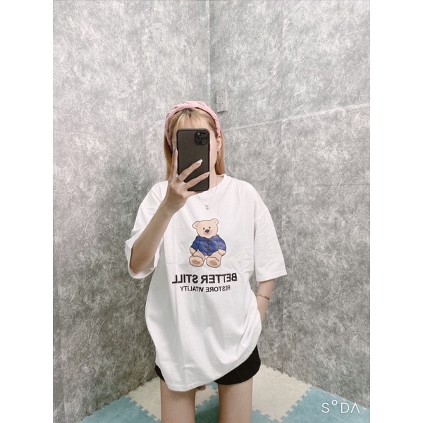 Áo thun 3158 chất cotton, tuyết nhung, mẫu chữ  AnGi Home