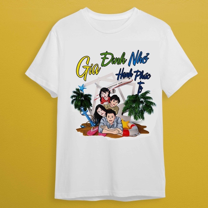Áo thun Gia đình nhỏ hạnh phúc to đủ size
