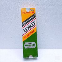 [ FLASH SALE ] Dao Cạo Râu Lord- LÕI Platinum Siêu Sắc Lướt Nhẹ Cạo Êm Hộp 200 Chiếc Hàng Chuẩn Anh