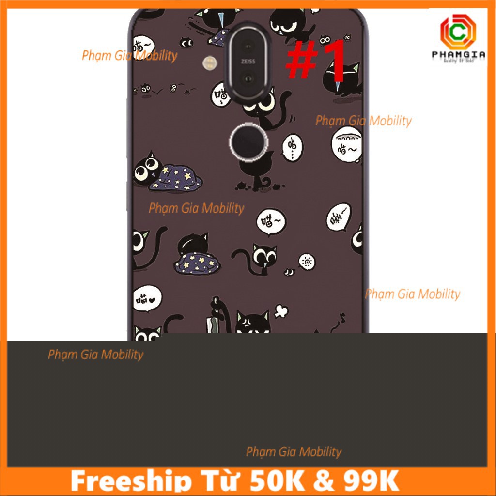 Ốp lưng dẻo in hình đẹp cho Nokia 6.1 Plus/X6 hình thú cưng