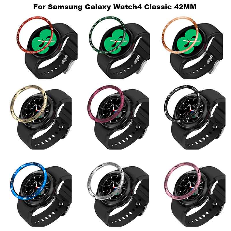 Ốp vòng bezel đồng hồ thông minh bảo vệ cho Samsung Galaxy Watch 4 Classic 42mm
