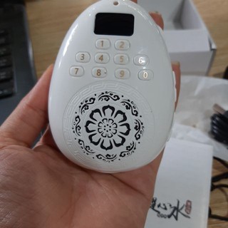 Loa niệm phật mini, Loa giọt nước, máy niệm phật, nghe pháp, có khe cắm thẻ nh - vòng đeo tụng kinh gắn thẻ nhớ