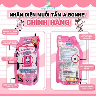 Muối bò tẩy tế bào chết Abone thái lan , muối tắm sữa bò 350g