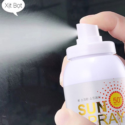 [Rẻ vô địch] - Xịt Chống Nắng- Xịt Che Khuyết Điểm Dưỡng Trắng Da Cao Cấp AGC SPF 50++