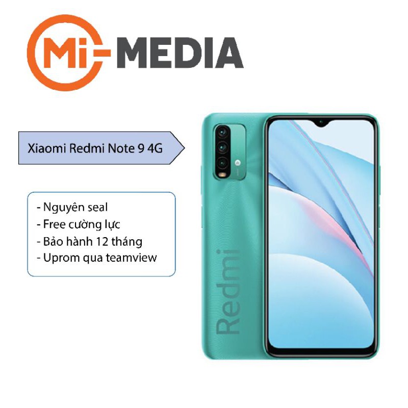 Điện thoại Xiaomi Redmi Note 9 4G nguyên seal bảo hành 1 năm