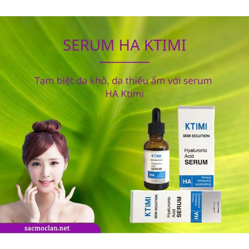 SERUM CẤP ẨM HYALURONIC ACID(HA)EXTRA KTIMI.DR NGỌC KHUYÊN DÙNG