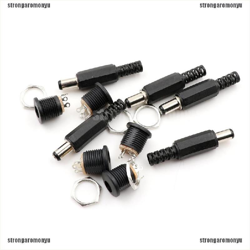 Set 10 Đầu Nối 5.5Mmx2.1Mm Male DC Female