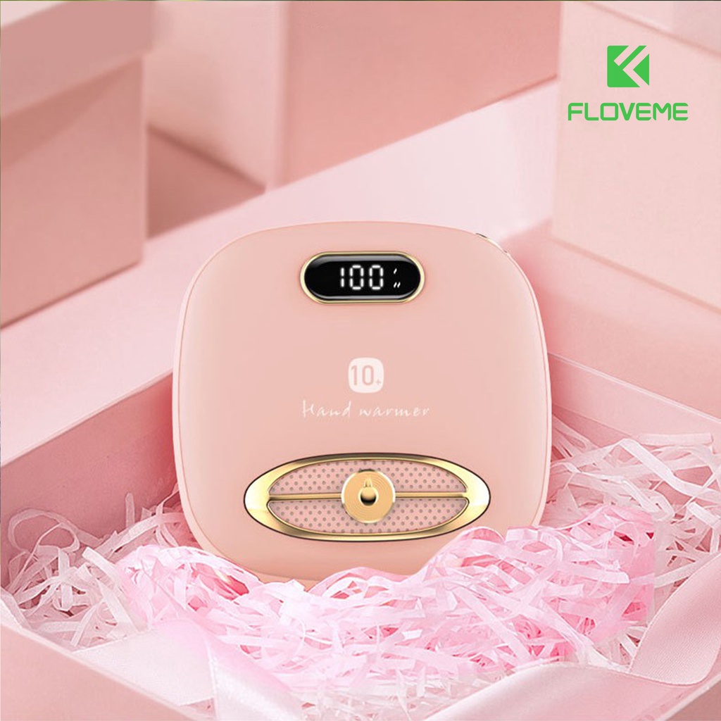 Sạc dự phòng nhỏ gọn Floveme - N1 Kiêm máy sưởi tai ấm áp cho mùa đông - Pin 8.000 mAh, thời gian sưởi lên tới 8H