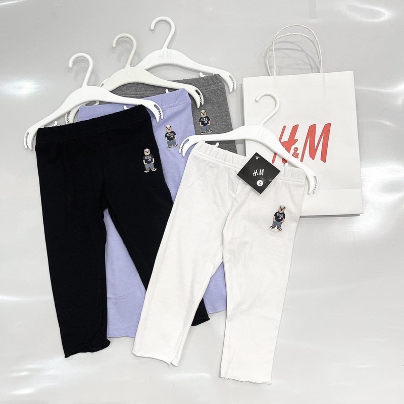 Set 4 quần leging bé gái