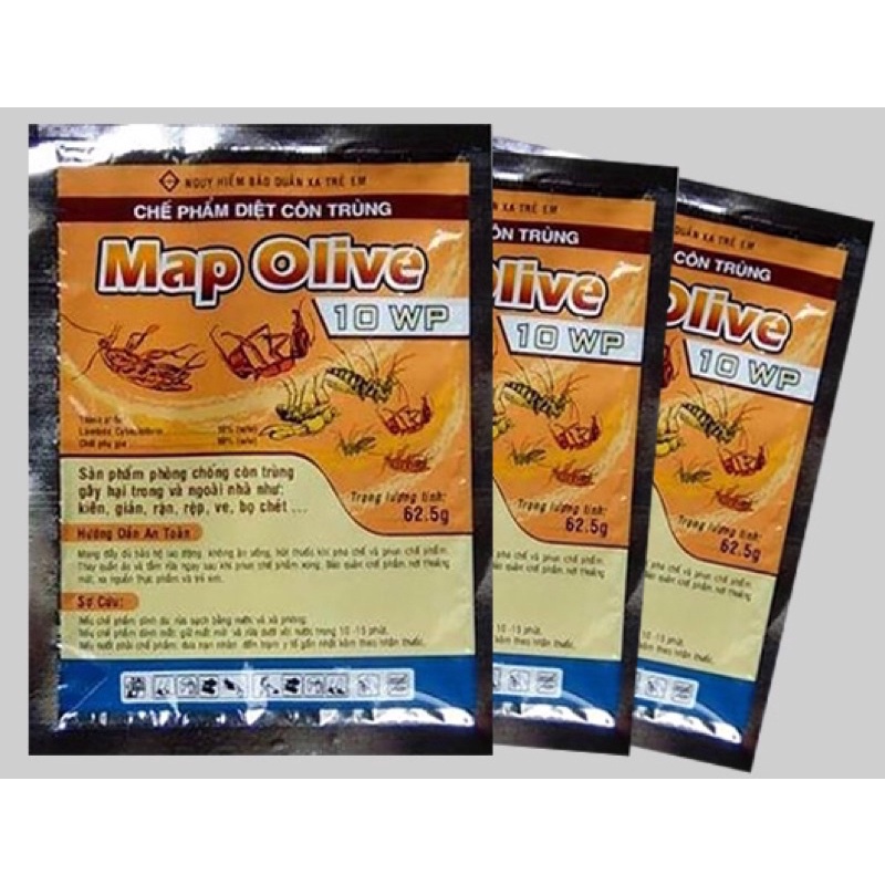 Thuốc phòng chống muỗi , ruồi , kiến , gián Map Olive 10 WP Anh Quốc
