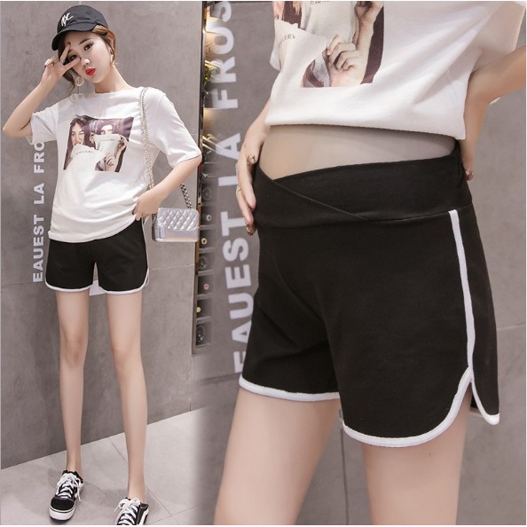 Quần Sooc Cotton Bầu Cực Mềm Mát Co giãn Thoải Mái Q83