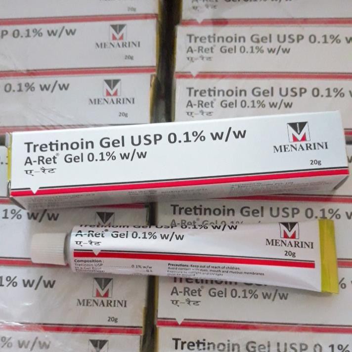 Tretinoin Aret Gel Usp 0.025% 0.05% 0.1% Gel Giảm mụn trẻ hóa da - Tretinoin Ấn Độ