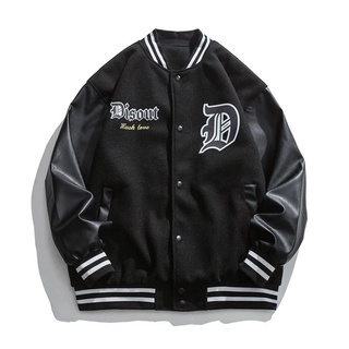 Áo khoác bomber nam tay da,áo khoác bomber nữ cao cấp chất liệu nỉ cotton bền đẹp tay da lộn mềm mại-shopbonbon11