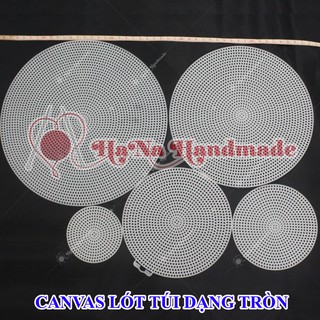 Canvas Lót Túi Dạng Tròn (7.5cm, 11cm, 14.5cm, 20cm, 23.5cm)