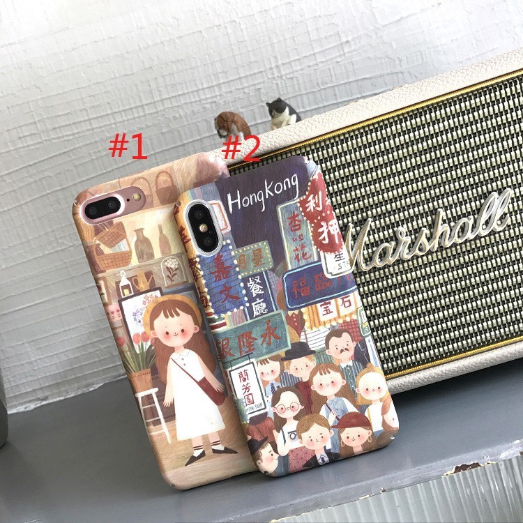 Ốp lưng điện thoại in hình trong suốt retro cho iPhone X / 6 / 6s / 7 / 8 / 8plus | BigBuy360 - bigbuy360.vn