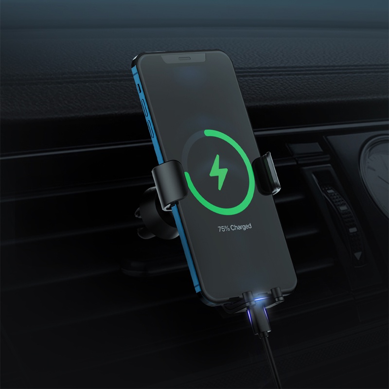 Giá đỡ điện thoại xe hơi LDNIO MG10 Kẹp điện thoại cửa gió điều hòa ô tô cho IPHONE, SAMSUNG, OPPO VIVO