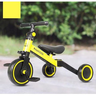 Xe chòi chân - thăng bằng KiwiCool AS006 Vàng 3in1