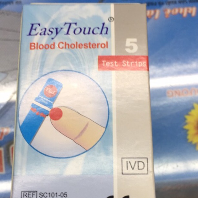 Que Thử Mỡ Máu, Cholesterol Cho Máy Đo Easy Touch GCU ET322 (5 Que)