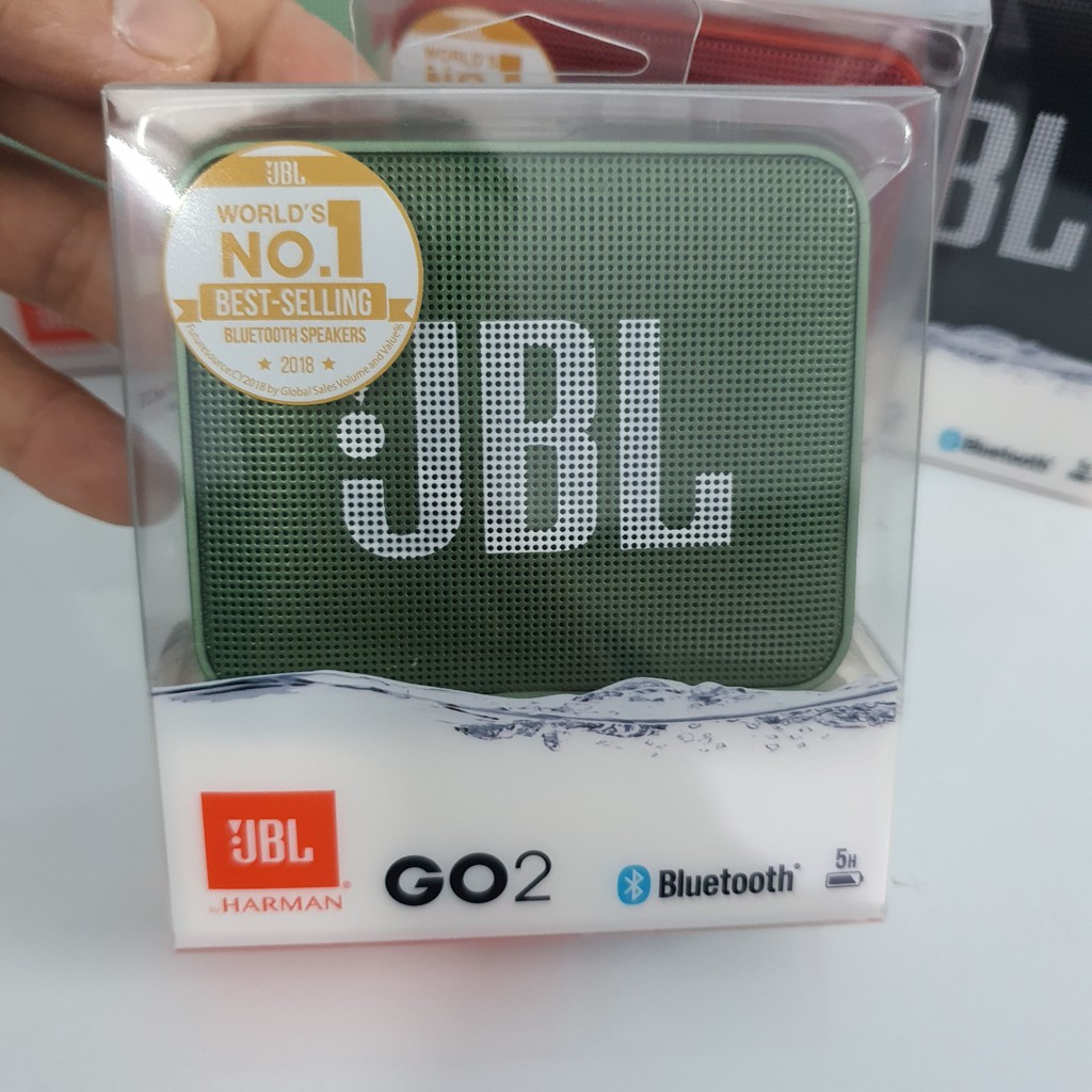 Loa Bluetooth JBL GO 2 Chính Hãng, Âm Bass Cực Đỉnh, Chống Nước, Dung Lượng Pin Lâu, Đủ Màu Sắc