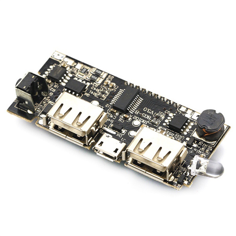 Mô Đun Bo Mạch Chủ Pcba Hai Cổng Usb 18650 5v 1a 2.1a