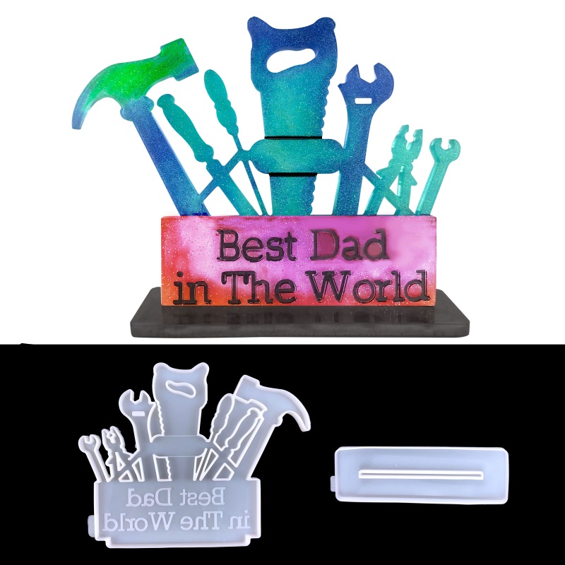 Khuôn Silicone Làm Mặt Dây Chuyền Diy Phù Hợp Cho Ngày Của Cha
