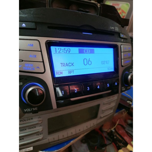 Đầu cd & radio AUX cho xe ô tô Huyndai Tucson 2004 2005