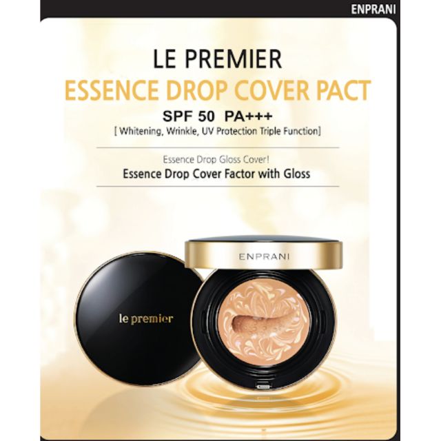 Phấn vàng Enprani - Le Premier Essence Drop Cover Pact