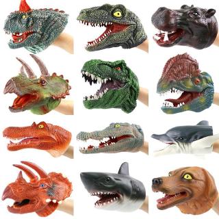 Khủng long tay găng tay Mềm mô phỏng cá mập cánh tay cá mập triceratops tyrannosaurus Con rối tay