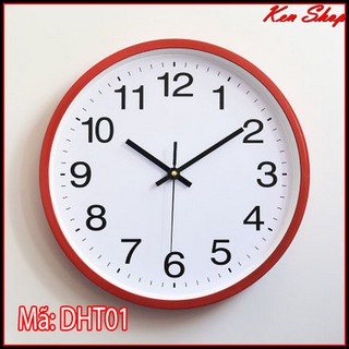 ⏰Đồng hồ treo tường kim trôi đơn giản cho phòng khách - Đồng hồ treo tường DHT01