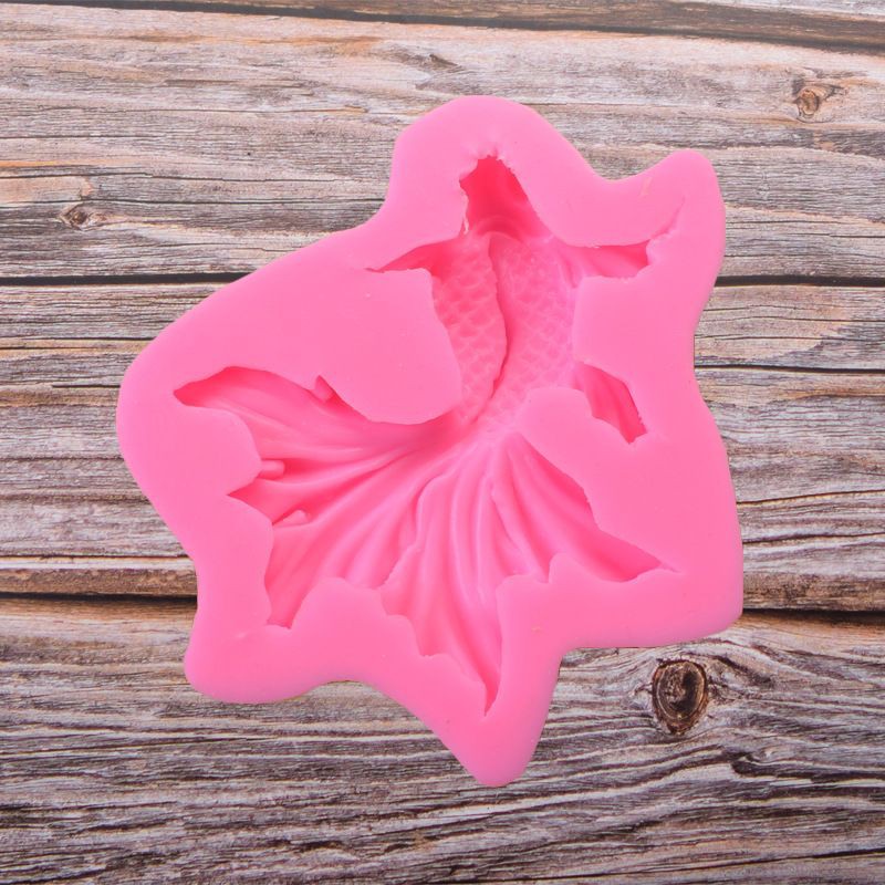 Khuôn rau câu 4D silicon Cá vàng