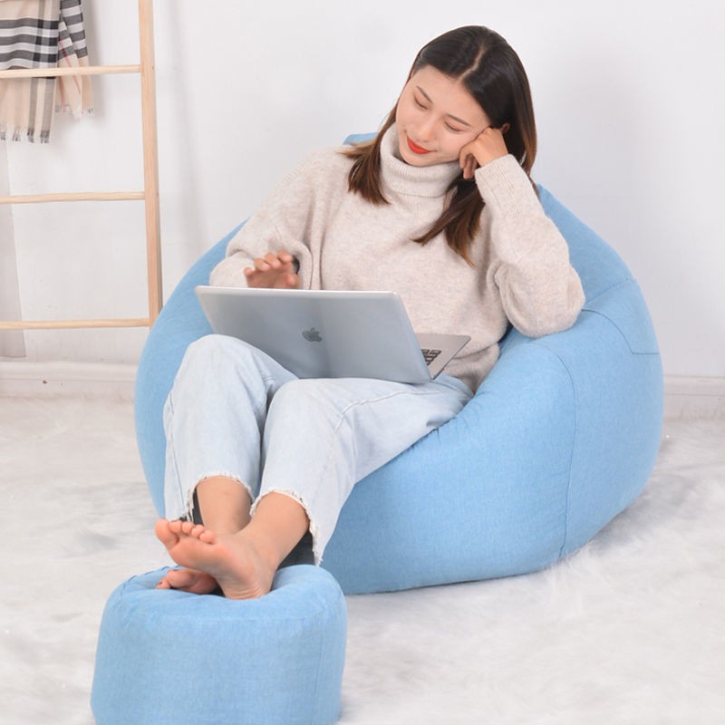 Ghế lười sofa bean bag tatami căn hộ nhỏ phòng ngủ net màu đỏ đơn ban công thư giãn