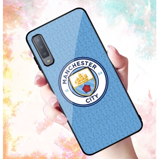 Ốp Lưng SAMSUNG GALAXY A30S A50 A50S A70 A7 2018 mặt kính cường lực cao cấp In hình Câu Lạc Bộ Bóng Đá