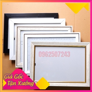 Khung ảnh treo tường A4 mặt mica tặng đinh