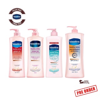 (Order Chính hãng) [Size 350ml] Sữa Dưỡng Thể Trắng Da Toàn Thân Vaseline Healthy White