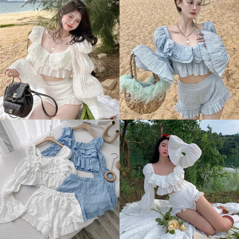 SET ÁO BÈO KÈM QUẦN TIỂU THƯ